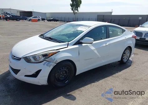 2016 Hyundai Elantra Se из США, поврежденный, VIN 5NPDH4AE3GH772226